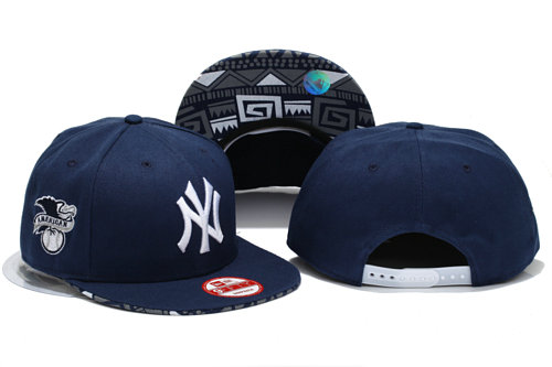 New York Yankees D.Blue Snapback Hat YS